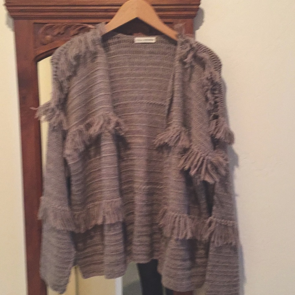 Ulla Johnson Baby Alpaca Fringe Cardigan